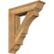 Ekena Millwork Balboa Traditional Rough Sawn Bracket w/ Offset Brace, Western Red Cedar, 8"W x 32"D x 36"H BKT0806X32X36BOA01RWR - alternate 1